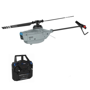 C127 2.4G RC Helicopter Professional 720P Camera 6 Axis Gyro WIFI Sentry Spy RC Drone Wide Angle Camera Single Paddle RC Toy - YouDrone.co.uk